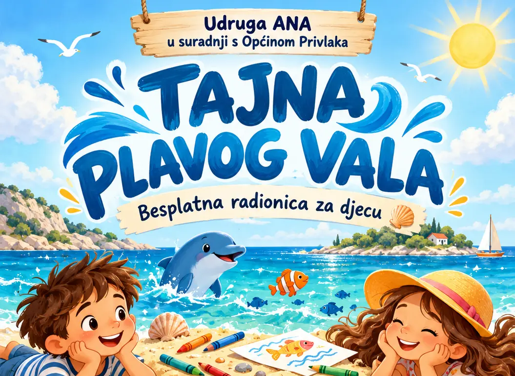 Plakat za radionicu Tajna plavog vala